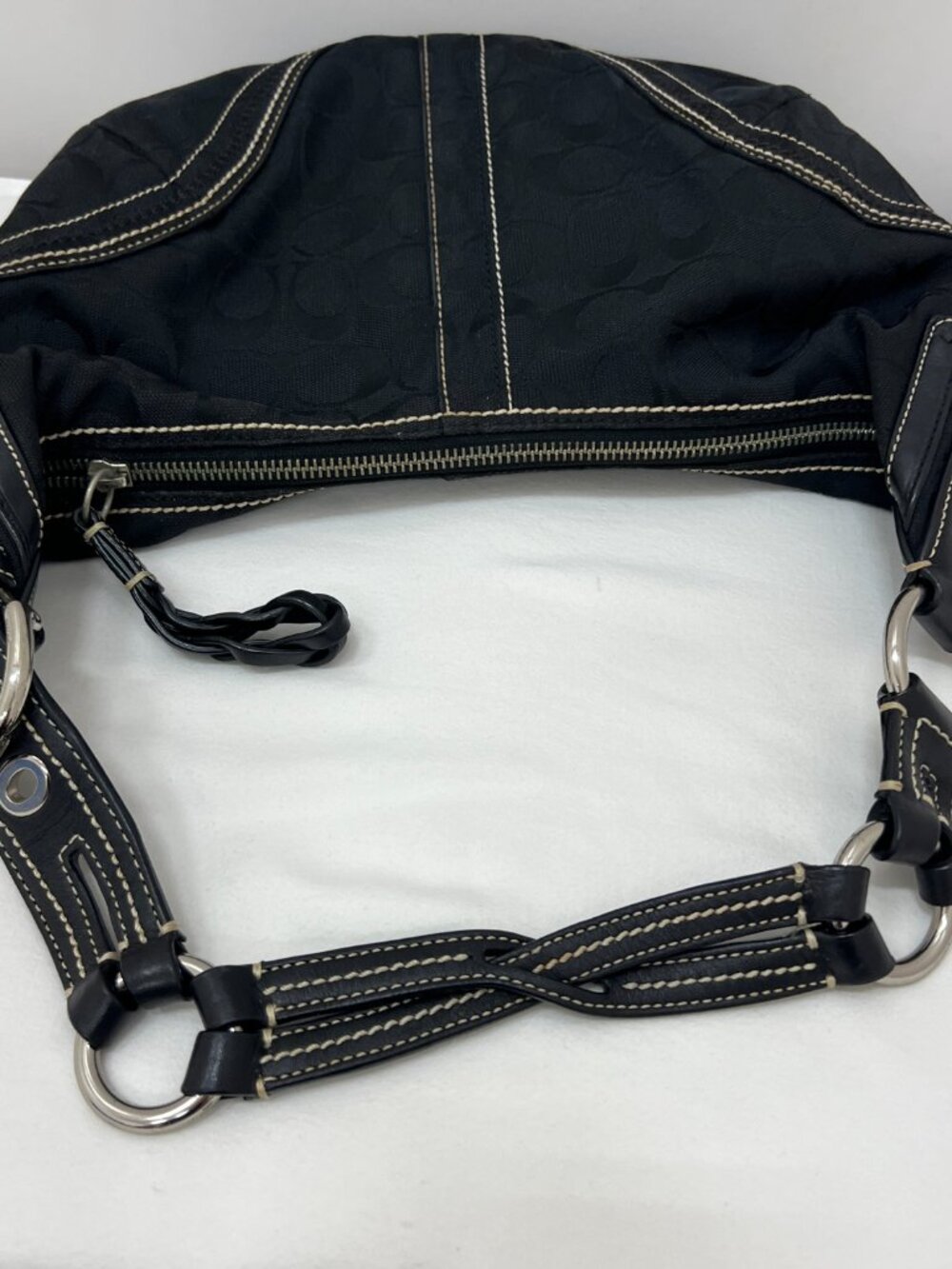Coach Black Hobo Crescent Shoulder Bag in Style 10600 - Picture 8 of 16